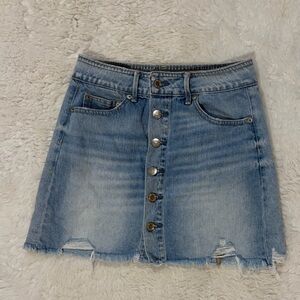 American Eagle denim Button-Front Women's Skirt